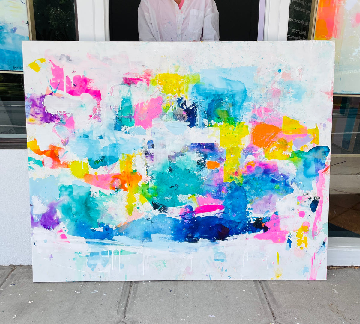 Lifted by love  153cm x 123cm